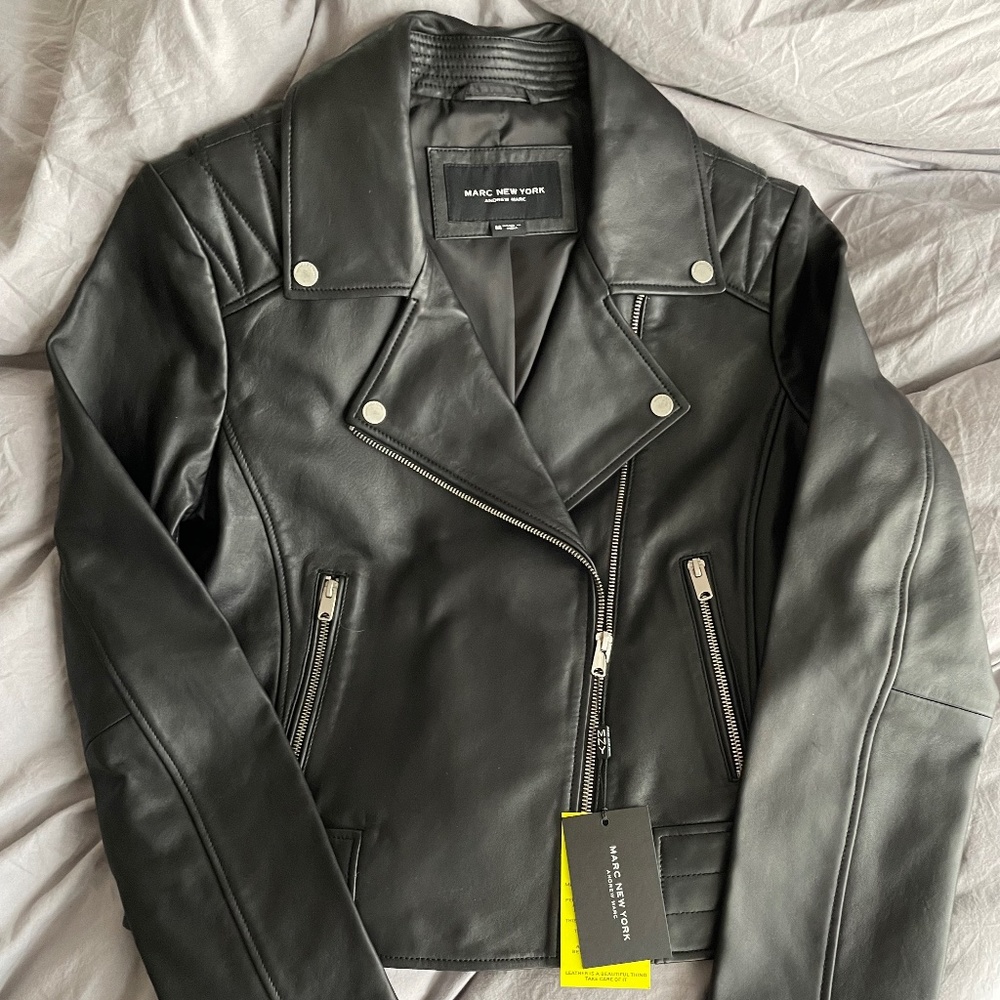 Marc New York leather jacket by Andrew Marc